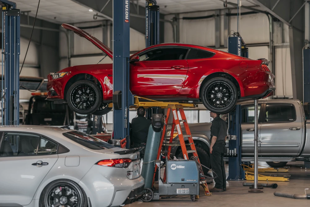Expert Auto Care with Red Run Exhaust